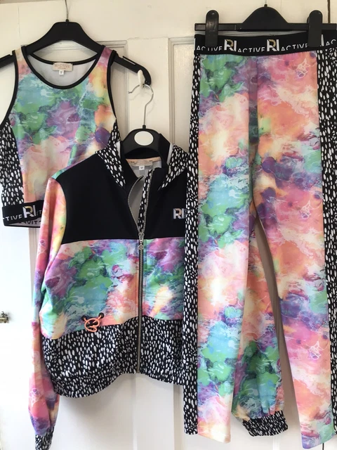 Girls River Island Active 3 Piece Outfit Age 11/12 years old