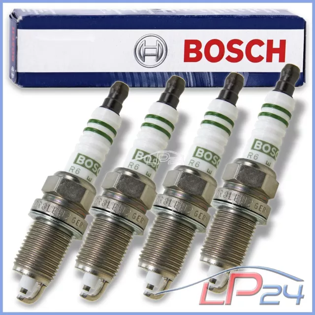 4x BOSCH BOUGIE D'ALLUMAGE POUR ALFA ROMEO FIAT OPEL SAAB SUZUKI 32103343