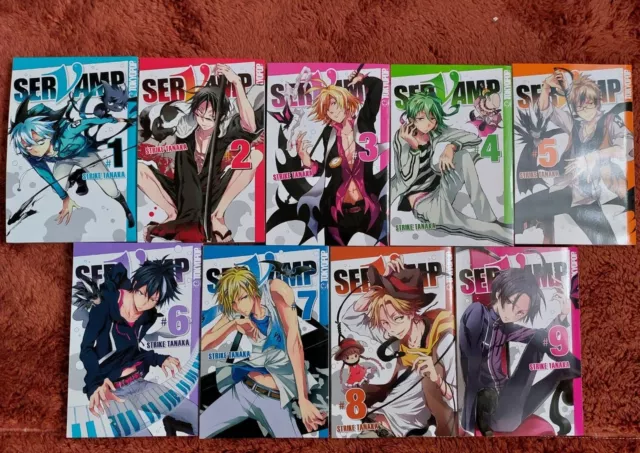 servamp Teil 1 Bis 9, Manga Wie Neu