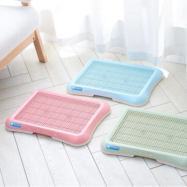 Pet Dog Pee Pad Holder Toilet Indoor Puppy Potty Training Tray Portable Trainer