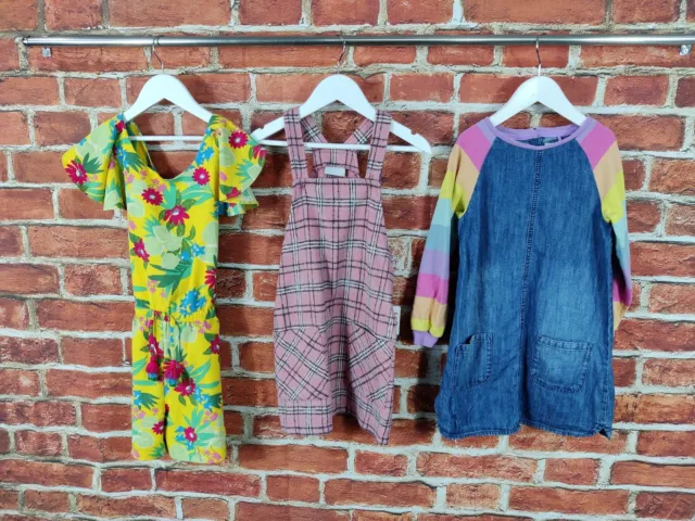 Girls Bundle Age 6-7 Years John Lewis Next Matalan Pinafore Dress Playsuit 122Cm