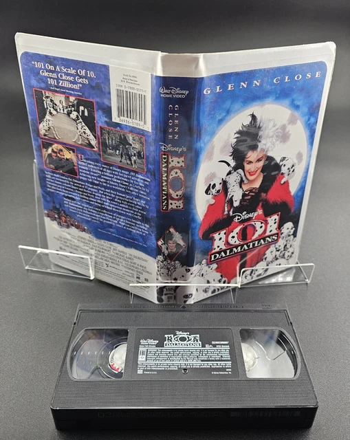 WALT DISNEY HOME Video Movie "101 DALMATIANS" VHS TAPE Clamshell £3.60