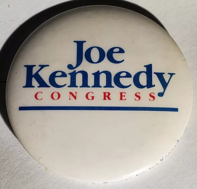 Joe Kennedy Congress Button-1 3/4" Union-Og-Free Usa Ship-1986-Citizens For Joe