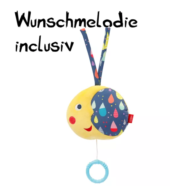 Fehn Baby-Spieluhr Mond mit Melodiewahl | Spieluhren Shop spielzeug-laedle