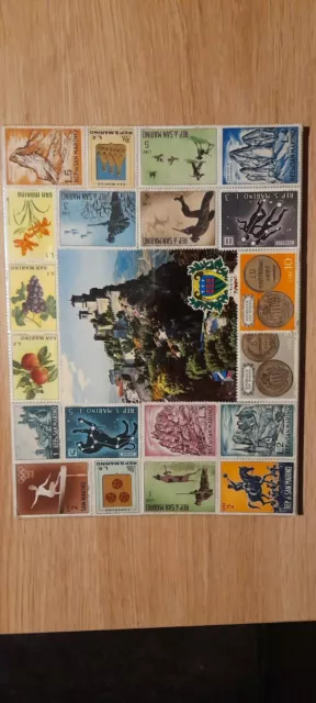 Briefmarken  -  20 Stück  Sammlung Lot ,- Postfrisch - Original Aus SAN MARINO