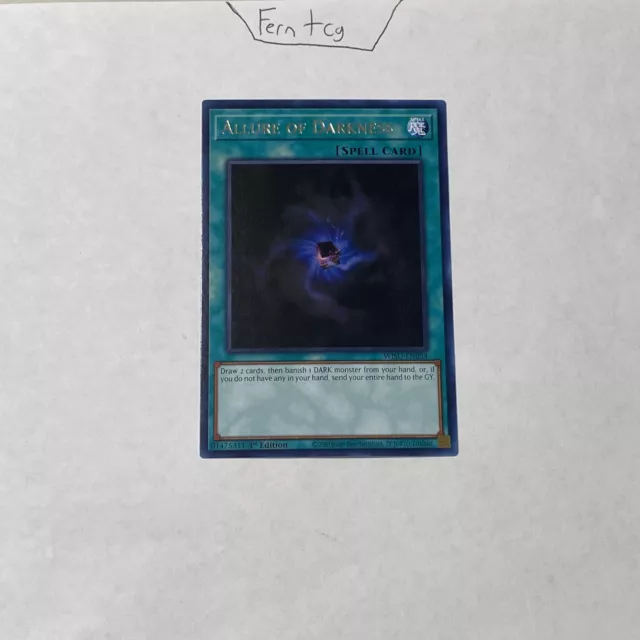 Yugioh Allure of Darkness Rare NM Wild Survivors Same Day Shipping!
