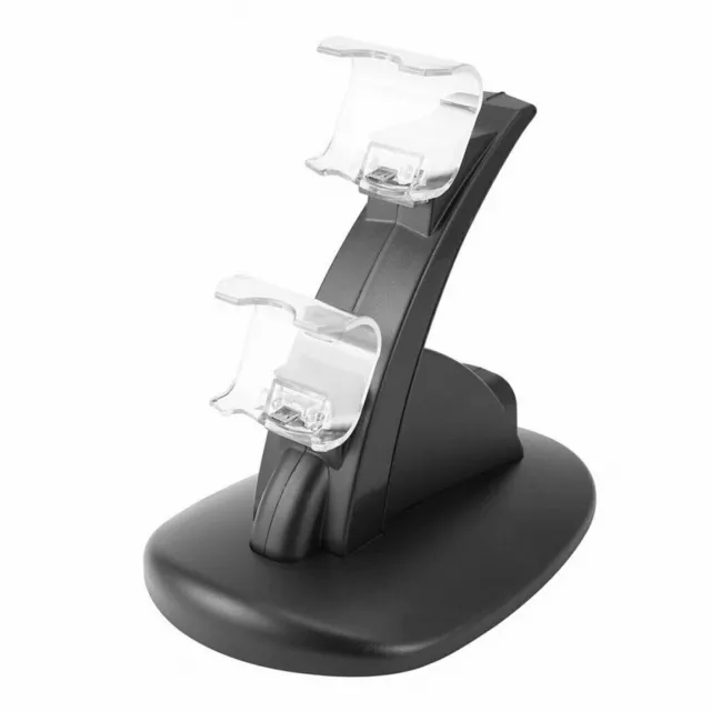 Dual Usb Charger Docking Station Charging Stand For Playstation 4 Ps4 Controller 3