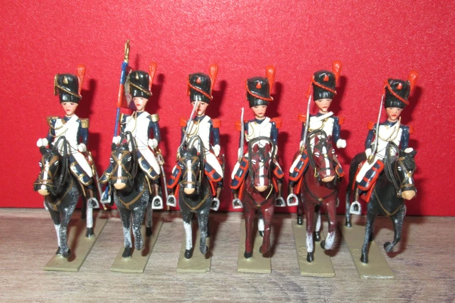 Lucotte D Exposition = Belle Serie De 6 Grenadiers De La Garde A Cheval