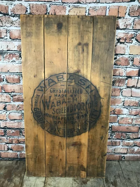 Antique Stove Board by Wabash Screen Door Company