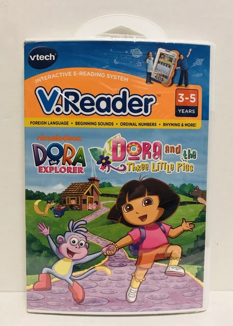 VTECH V.READER DORA the Explorer and the Three Little Pigs NEW EUR 8,52 ...