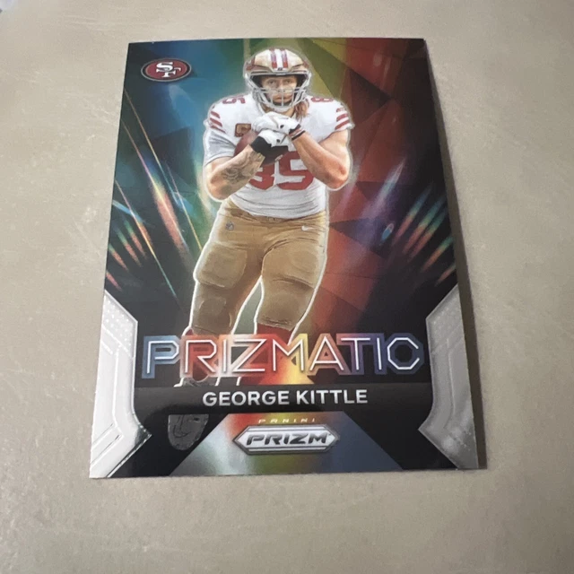 Carte De Collection NFL 2024 - George Kittle (49ERS) - Panini Mosaic Gold /10 - SSP Rare - État Near Mint
