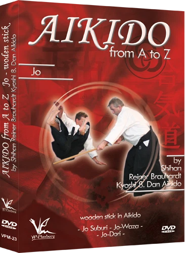 Jo (Bâton) En Bois De Cerisier - 128cm X 25mm - Pour Aïkido, Kobudo - Poids 450g