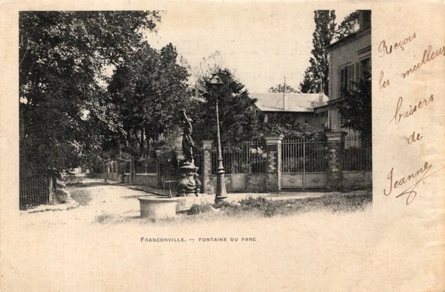 *10721 cpa Franconville - Fontaine du Parc