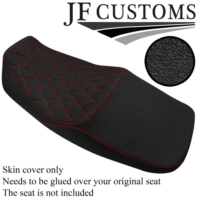 Dsg2 Red Diamond Stitch Custom Fits Yamaha Xjr 1200 95-99 Dual Seat Cover