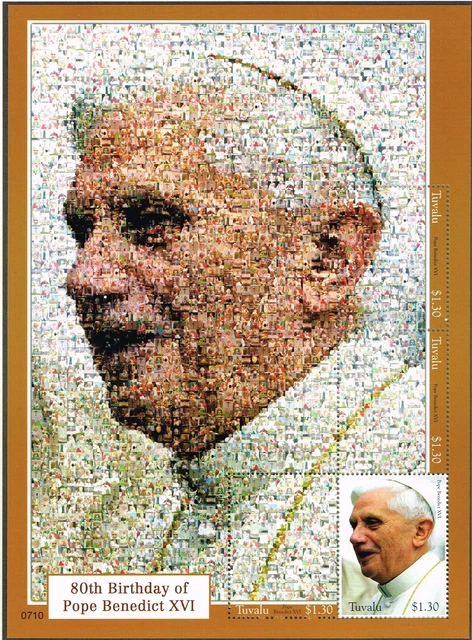 2007 Tuvalu 1381-1384 Papst postfrisch (MNH)