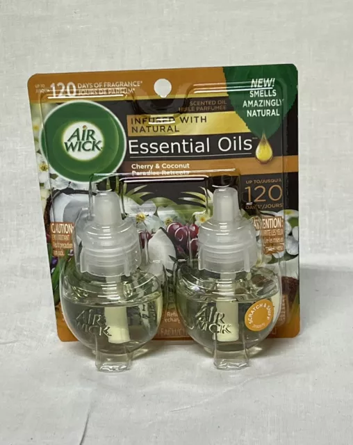 Air Wick plug in Scented Oil 2 Refills, Paradise Retreat , (2x0.67oz), Essent...