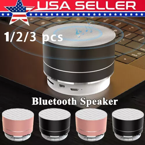 Mini Portable Bluetooth Speaker Rechargeable Wireless Stereo Bass USB/TF/FM Mode