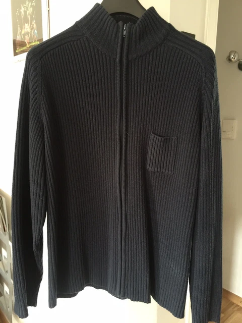 Gilet Zippe Bleu Marine - T. Xxl