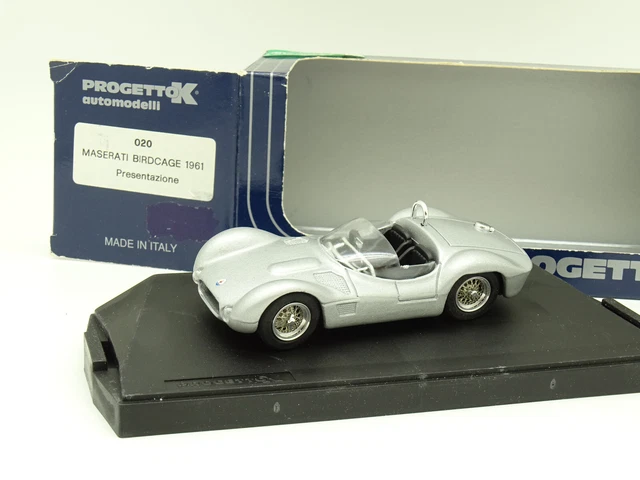 PROGETTOK - MASERATI BIRDCAGE T61 #25 Nassau 1960 Suisse réf. 028 BO 1/43 EUR 17,90 - FR