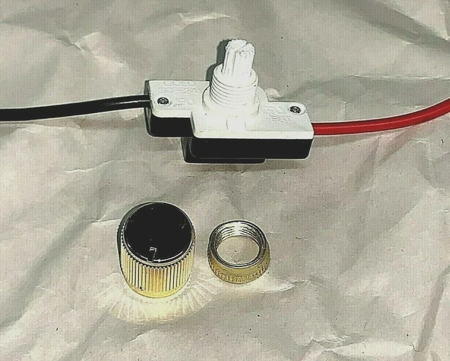 HQRP Hi-Lo-Off Rotary Halogen Tungsten Lamp Light Switch 125V 6A | eBay