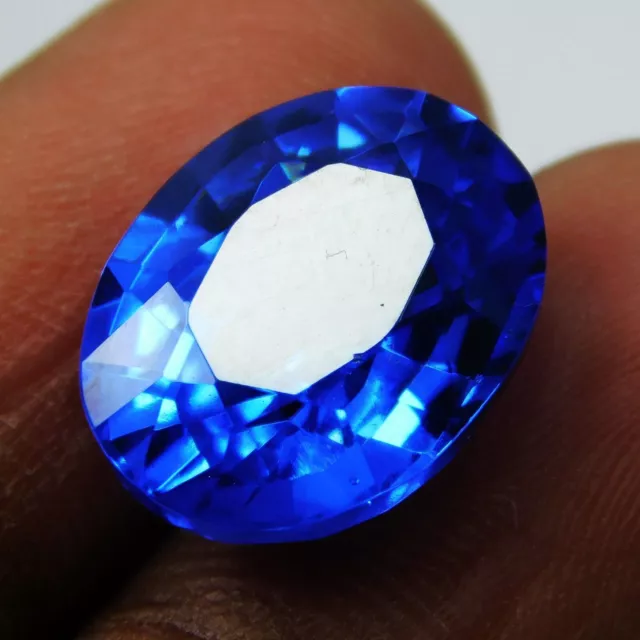 10 Ct Natural Blue Sapphire Certified Gemstone Loose Oval Shape 2