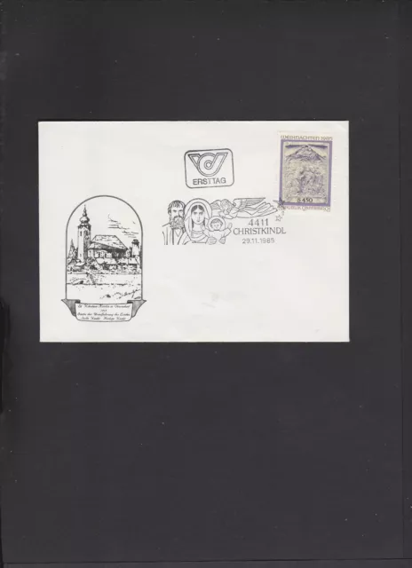 " Österreich - Christkindl 29.11.85 " Ersttags-Beleg, siehe Scan