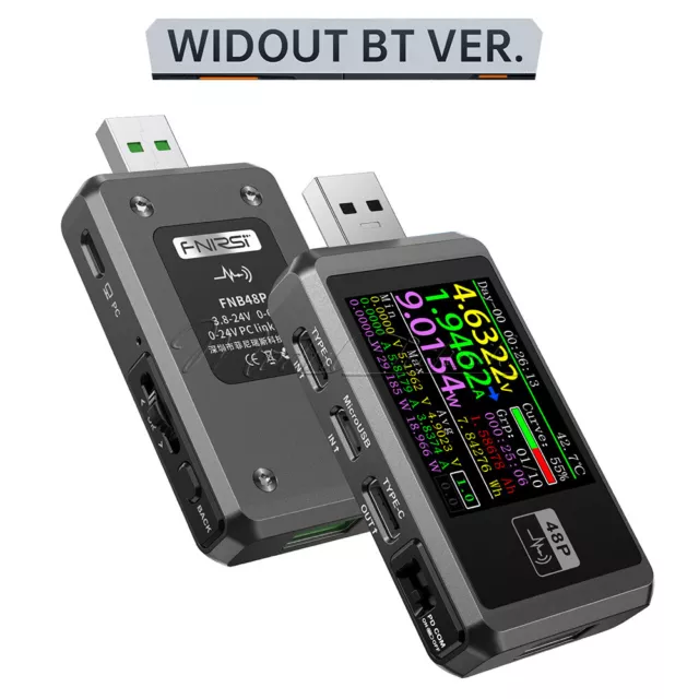 FNIRSI FNB48P USB Tester Voltmeter Ammeter TYPE-C Fast Charge Detection Trigger
