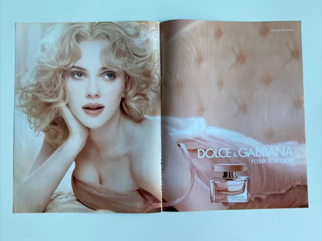 Scarlett Johansson Dolce&Gabbana - Rose the One parfum Publicité advertising