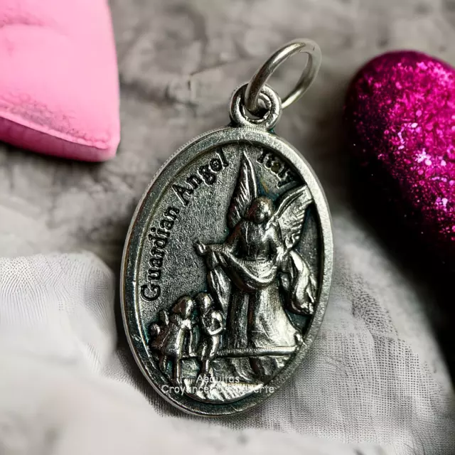 Médaille St Ange Gardien Qualité+H.22Mm/St Guardian Angel Medal Pendant Quality+