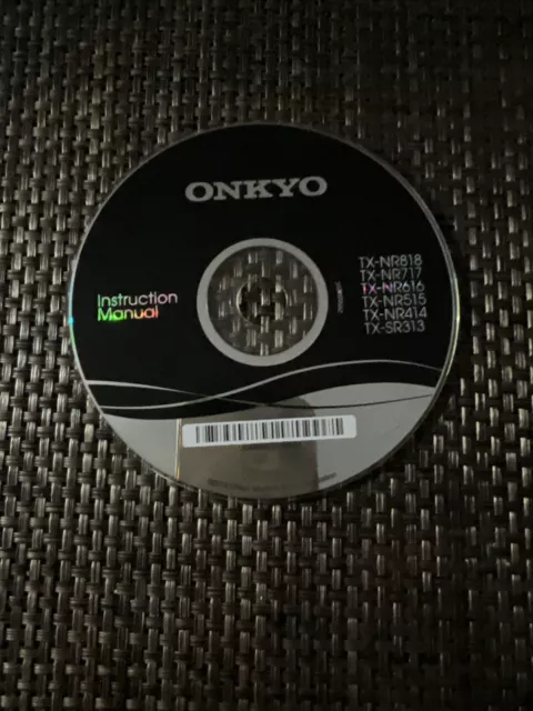 Onkyo Integra HT-RC430 Receiver Owners Instruction Manual - OEM CD Format NIB