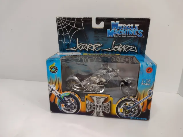 2004 Sealed Jesse James West Coast Choppers 1:18 Sturgis Special Muscle Machines
