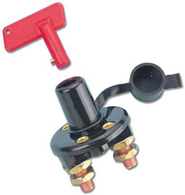 Staccabatteria Per Barca Camion 150A-250A - Interruttore Interruzione 24V, Metallo Rosso - Foto 6