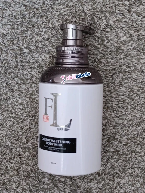Lait Éclaircissant Anti-Âge - Effet Blanchissant Rapide, FPS 50, 400ml