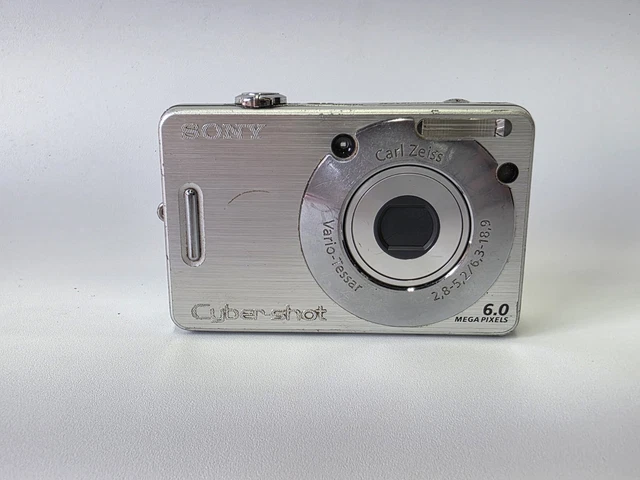 SONY CYBER-SHOT DSC-W50 6.0MP Digital Camera - Silver $81.92