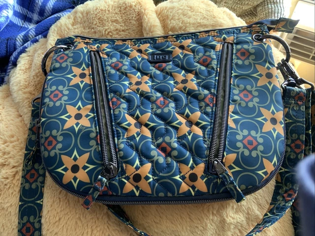 Lug Swivel Convertible Crossbody Shoulder Bag Sunflower RFID Beautiful