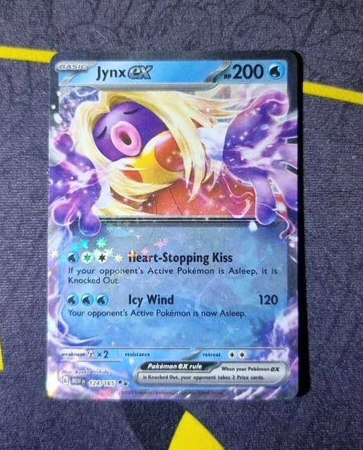 Pokemon TCG Jynx ex Scarlet & Violet - 151 124/165 Holo Double Rare