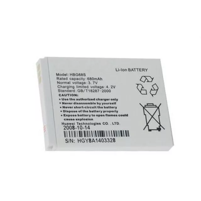 Batterie für Huawei HBG68S Lose 680 MAH Neu & Ovp