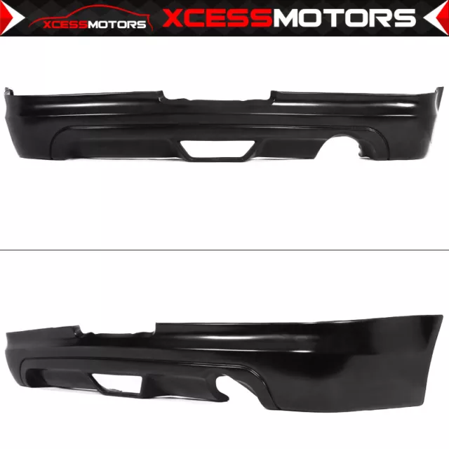 Fits 02-04 Acura RSX Mugen Style Rear Bumper Diffuser Lip Spoiler Unpainted PU 3