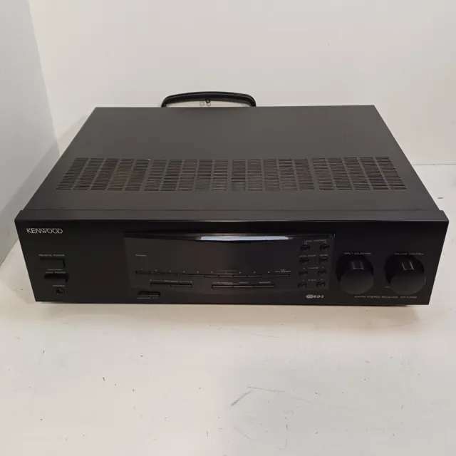 Kenwood KR-A3080 AM-FM Stereo Receiver -TESTED- R.D.S.  System-Control X8(SL16)