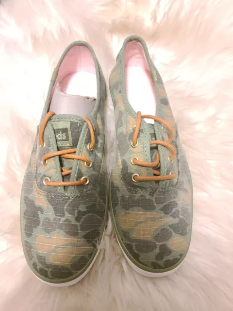 Keds Camo Ripstop Olive Size 6.5 Women Sneakers