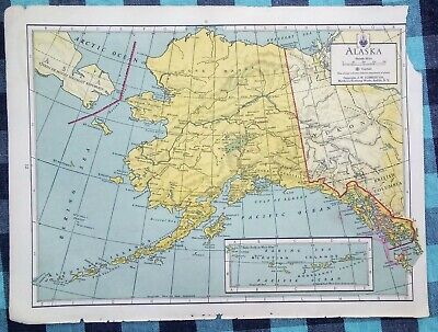 Wwii Era Atlas Page - United States & Alaska 2