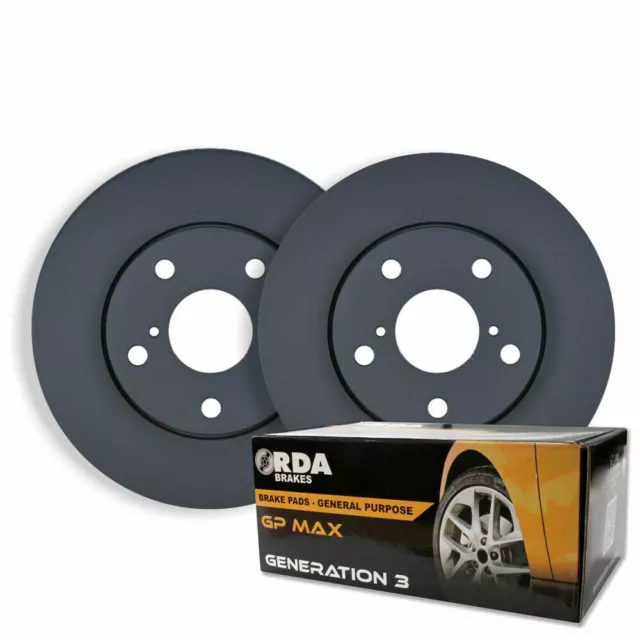 RDA REAR DISC BRAKE ROTORS + BRAKE PADS for Lexus GS400 1998-2000 RDA749