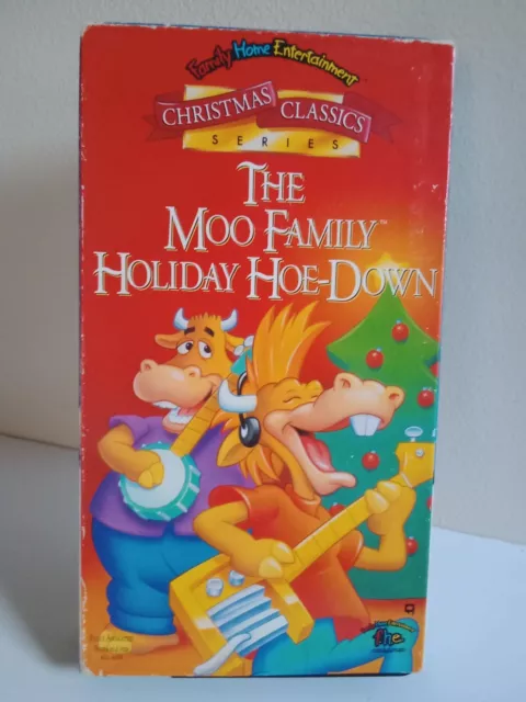 CHRISTMAS CLASSICS THE Moo Family Holiday Hoe-Down VHS Tested Cartoon ...