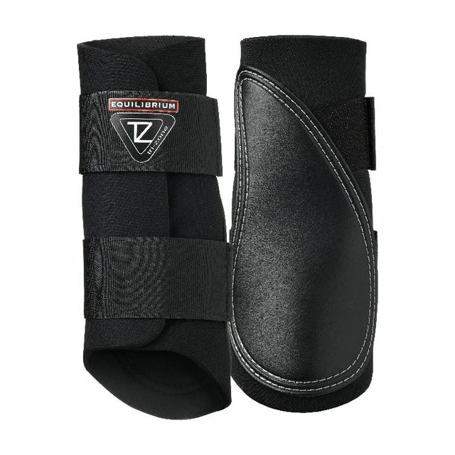 Equilibrium Tri-Zone Brushing Boots - Black Pony - FREE P & P
