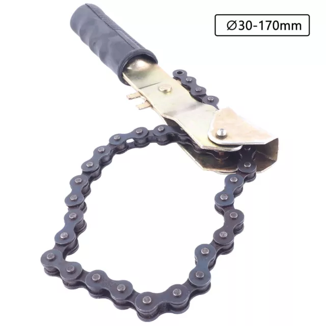 Clé chaîne pour filtre à huile avec chaîne doublée, Ø 60 - 115 mm, Duplex