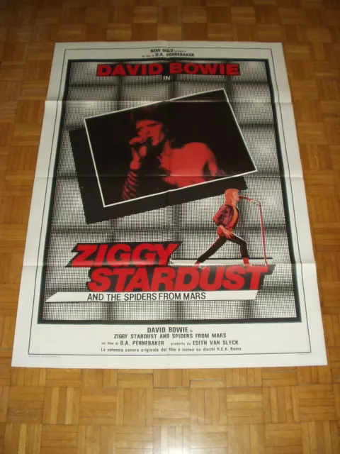 David Bowie - Ziggy Stardust. Poster originale Italia (1984) Cm 100x140. Nuovo !