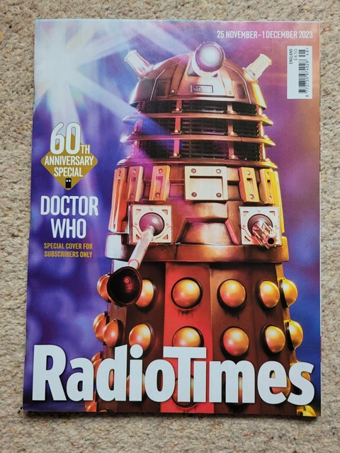 DOCTOR WHO RADIO Times 60th Anniversary Subscribers Cover 25th Nov - 1 ...