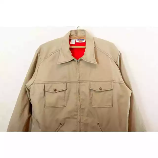 VINTAGE 80S MEN'S Dickies Fleece Lined Chore Coat, Field Jacket, Grunge ...