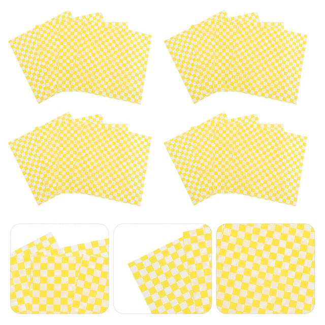 50 Sheets Food Wrapping Paper Sandwich Paper Cake Wrappers Greaseproof Paper