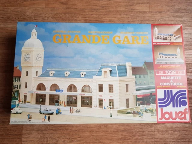 Maquette Jouef à Monter - Grande Gare Complète 1039 - Échelle HO - Neuf